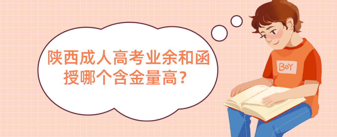 陕西成人高考业余和函授哪个含金量高？