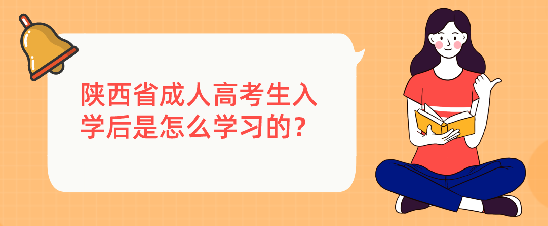 陕西省成人高考生入学后是怎么学习的？